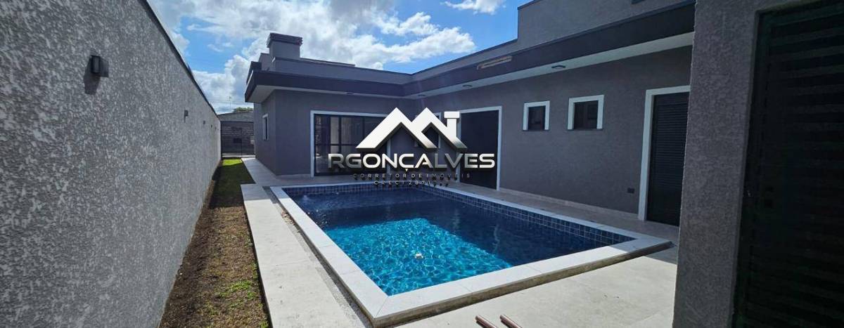 Casa de Alto Padrão com Piscina de Borda Infinita – Centro de Piraquara - RGONÇALVES IMÓVEIS