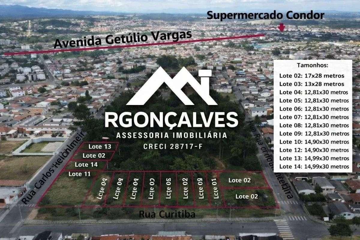 Terreno à venda em Piraquara, Planta Araçatuba, 360m² - RGONÇALVES IMÓVEIS